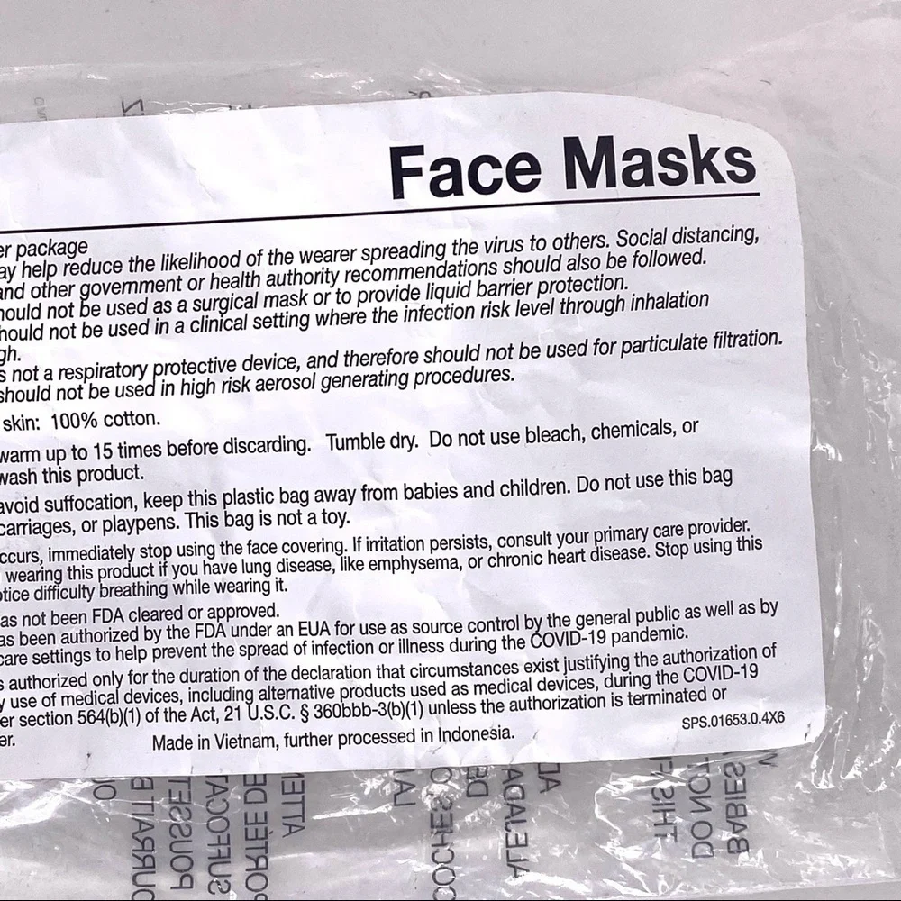 Fruit of the Loon Adult 50 Pack Face Masks - One Size